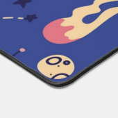 Weltraummuster Schreibtischunterlage (Ecke)