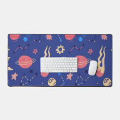 Weltraummuster Schreibtischunterlage (Tastatur & Maus)
