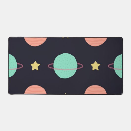 Weltraummuster Schreibtischunterlage (Vorderseite)