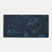 Weltraummuster Schreibtischunterlage (Vorderseite)