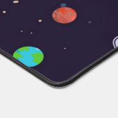 Weltraummuster Schreibtischunterlage (Ecke)
