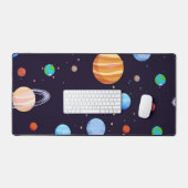Weltraummuster Schreibtischunterlage (Tastatur & Maus)