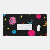 Weltraummuster Schreibtischunterlage (Tastatur & Maus)