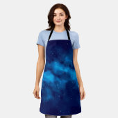 Weltraummuster Schürze (Getragen)