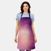 Weltraummuster Schürze (Getragen)