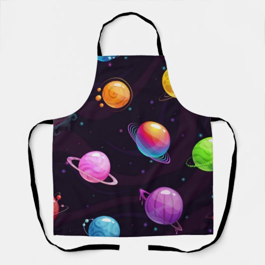 Weltraummuster Schürze (Vorderseite)