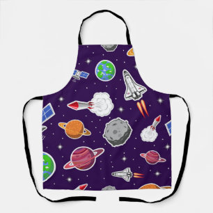 Weltraummuster Schürze