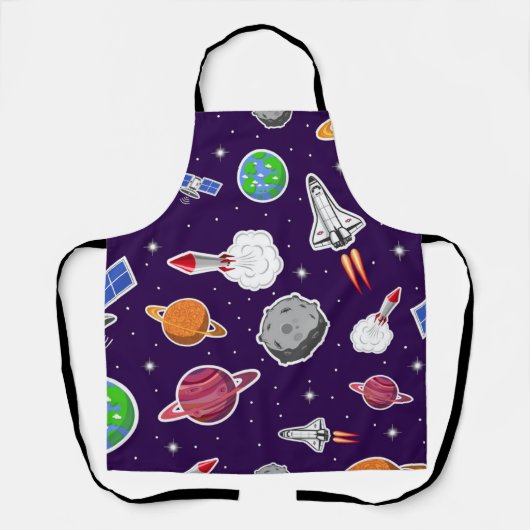 Weltraummuster Schürze (Vorderseite)