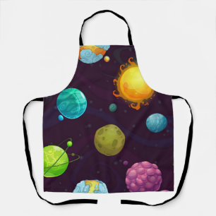 Weltraummuster Schürze