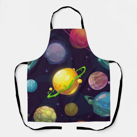 Weltraummuster Schürze (Vorderseite)