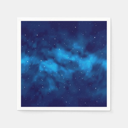 Weltraummuster Serviette (Vorderseite)