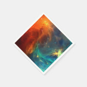 Weltraummuster Serviette (Ecke)