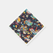 Weltraummuster Serviette (Ecke)