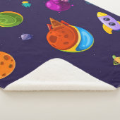 Weltraummuster Sherpadecke (3/4)