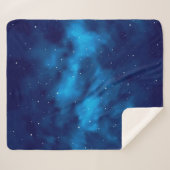 Weltraummuster Sherpadecke (Vorderseite (Horizontal))