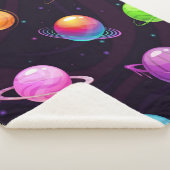 Weltraummuster Sherpadecke (3/4)