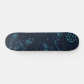 Weltraummuster Skateboard (Horizontal)