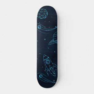 Weltraummuster Skateboard