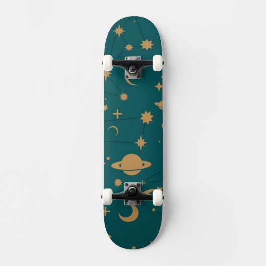 Weltraummuster Skateboard (Vorderseite)