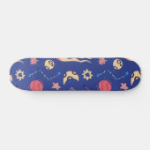 Weltraummuster Skateboard (Horizontal)