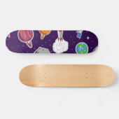 Weltraummuster Skateboard (Horizontal)