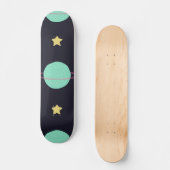 Weltraummuster Skateboard (Vorderseite)