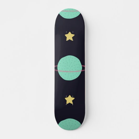 Weltraummuster Skateboard (Vorne)