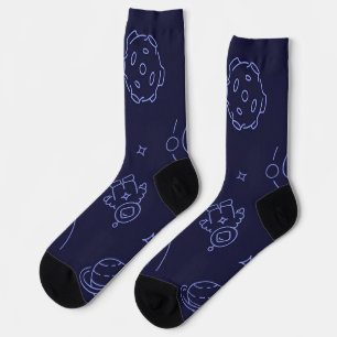 Weltraummuster Socken