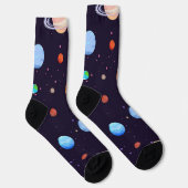Weltraummuster Socken (Rechts)