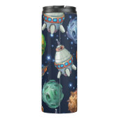Weltraummuster Thermosbecher (Rückseite)