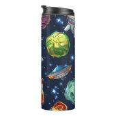 Weltraummuster Thermosbecher (Nach rechts gedreht)