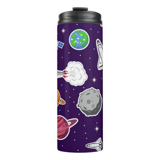 Weltraummuster Thermosbecher (Vorderseite)