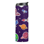 Weltraummuster Thermosbecher (Nach links gedreht)