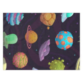Weltraummuster Tischdecke (Vorderseite (Horizontal))