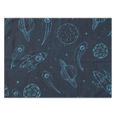 Weltraummuster Tischdecke (Vorderseite (Horizontal))