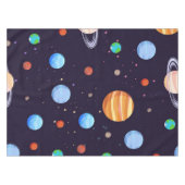 Weltraummuster Tischdecke (Vorderseite (Horizontal))