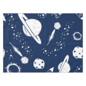 Weltraummuster Tischdecke (Vorderseite (Horizontal))