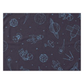 Weltraummuster Tischdecke (Vorderseite (Horizontal))