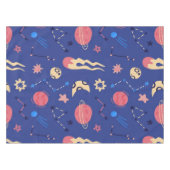 Weltraummuster Tischdecke (Vorderseite (Horizontal))