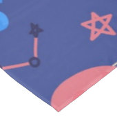 Weltraummuster Tischdecke (Schrägansicht)