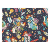 Weltraummuster Tischdecke (Vorderseite (Horizontal))