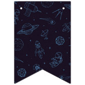 Weltraummuster Wimpelkette (Dritte Fahne)