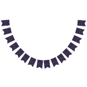 Weltraummuster Wimpelkette