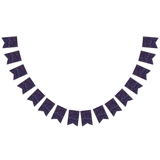 Weltraummuster Wimpelkette (Alle)