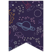 Weltraummuster Wimpelkette (Zweite Fahne)