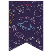 Weltraummuster Wimpelkette (Erste Fahne)