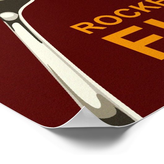 Weltraumnahrung Poster (Ecke)