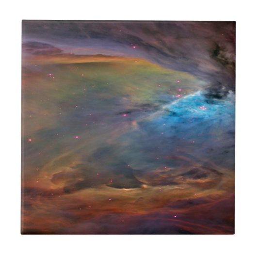 Weltraumnebel Fliese (Vorderseite)