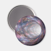 Weltraumnebel - optische Illusion Magnet (Vorderseite/Rückseite)