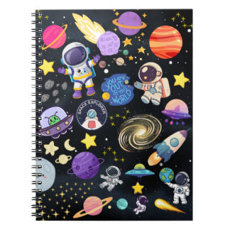 Weltraumnotizbuch Notizblock